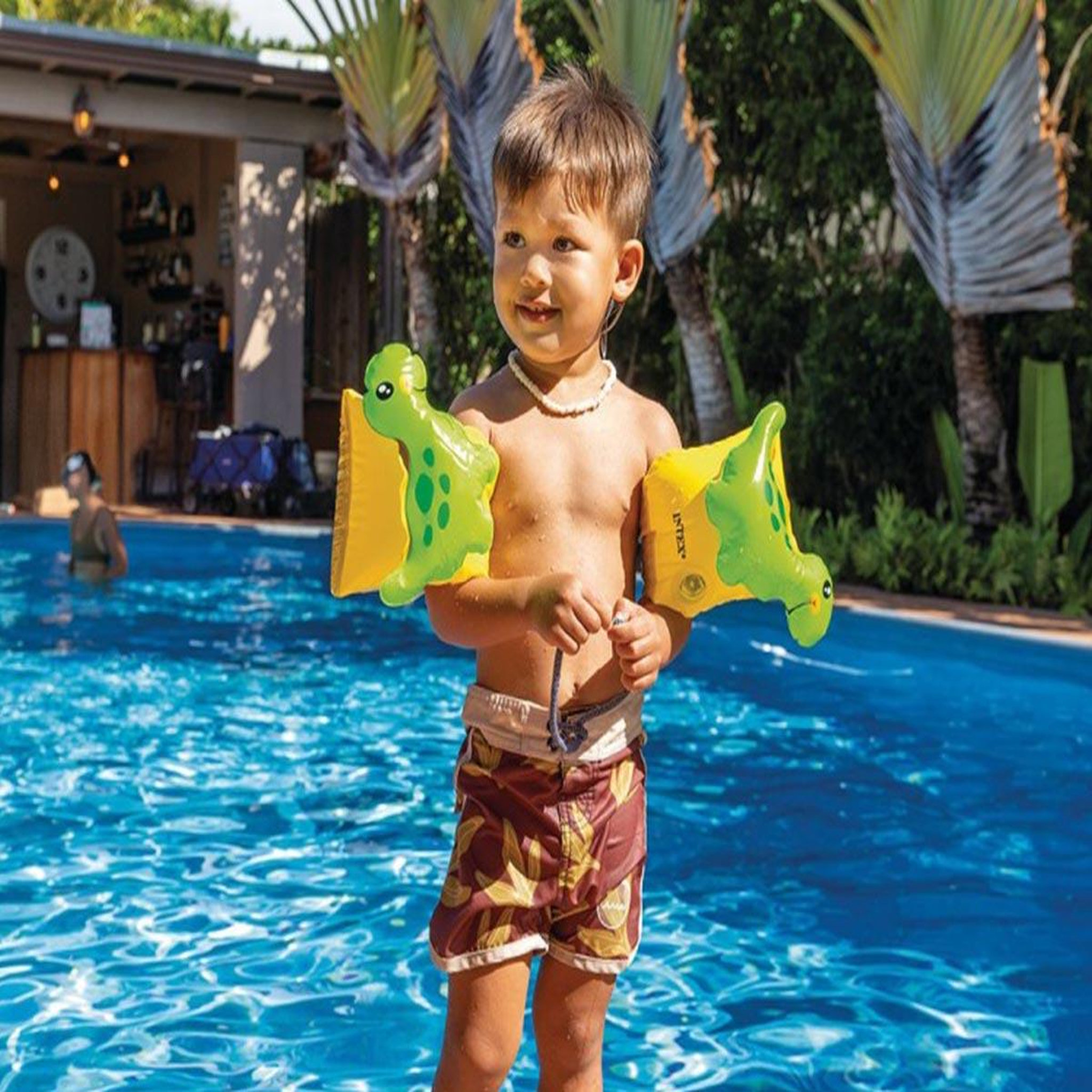 Voir la diapositive 4 : INTEX Brassards de natation Dinosaures 3D - Intex