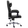 Voir la diapositive 3 : VIDAXL Chaise de bureau de massage Noir Similicuir