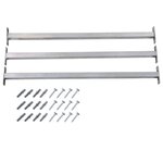 VIDAXL Barres de fenetre reglables de securite 3 pcs 710-1200 mm