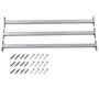 Voir la diapositive 1 : VIDAXL Barres de fenetre reglables de securite 3 pcs 710-1200 mm