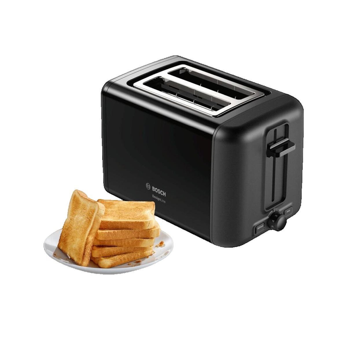 BOSCH Grille-pain Bosch TAT3P423DE Compact et Noir