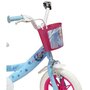 Disney La Reine des Neiges Vélo 12  Licence  Reine des Neiges  pour enfant de 3 à 5 ans avec stabilisateurs à molettes