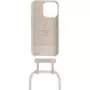 WOODCESSORIES Coque avec cordon iPhone 13 Pro Max Tour de cou blanc