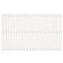 Voir la diapositive 4 : VIDAXL Tete de lit murale Blanc 147x3x90 cm Bois massif de pin