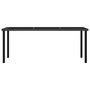 Voir la diapositive 4 : VIDAXL Ensemble a manger de jardin 7 pcs Resine tressee Noir