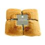 Voir la diapositive 5 : Paris Prix Plaid Imitation Fourrure  Cutie  130x180cm Ocre