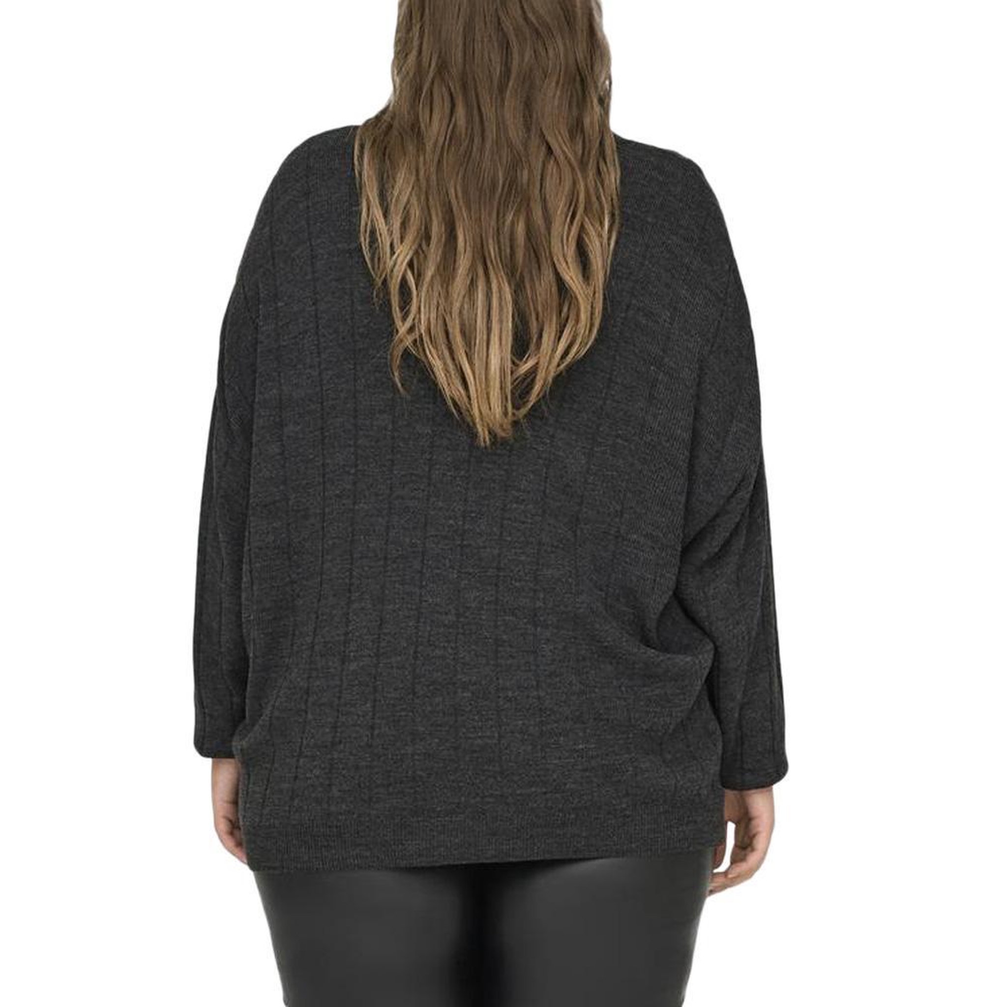 Voir la diapositive 2 : Only Pull Gris Femme Only Carmakoma Tess
