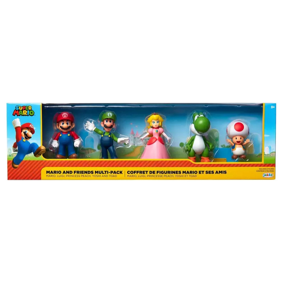 JAKKS PACIFIC Figurines Mario et ses amis x5 6cm
