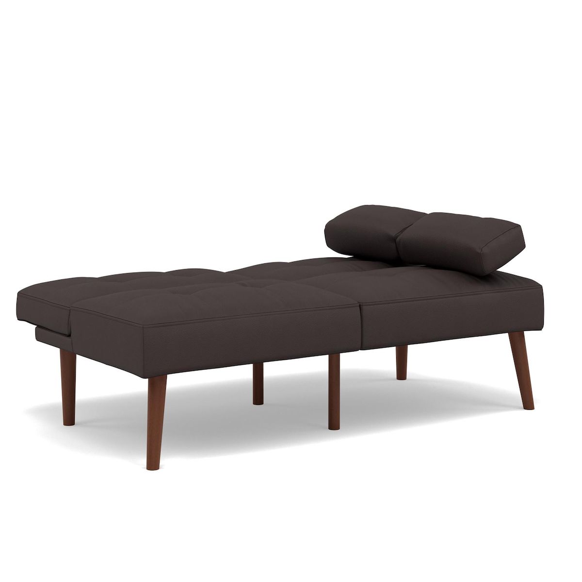 BEST MOBILIER Philae - canapé convertible clic-clac 2 places - en simili