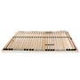 Voir la diapositive 2 : VIDAXL Sommier a lattes sans matelas avec 28 lattes 7 zones 120x200 cm