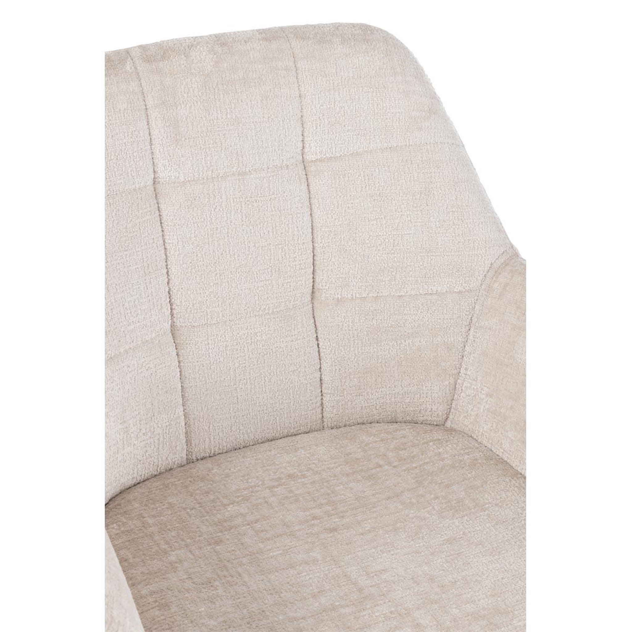 Voir la diapositive 6 : J-LINE Chaise design  louna  85cm ivoire