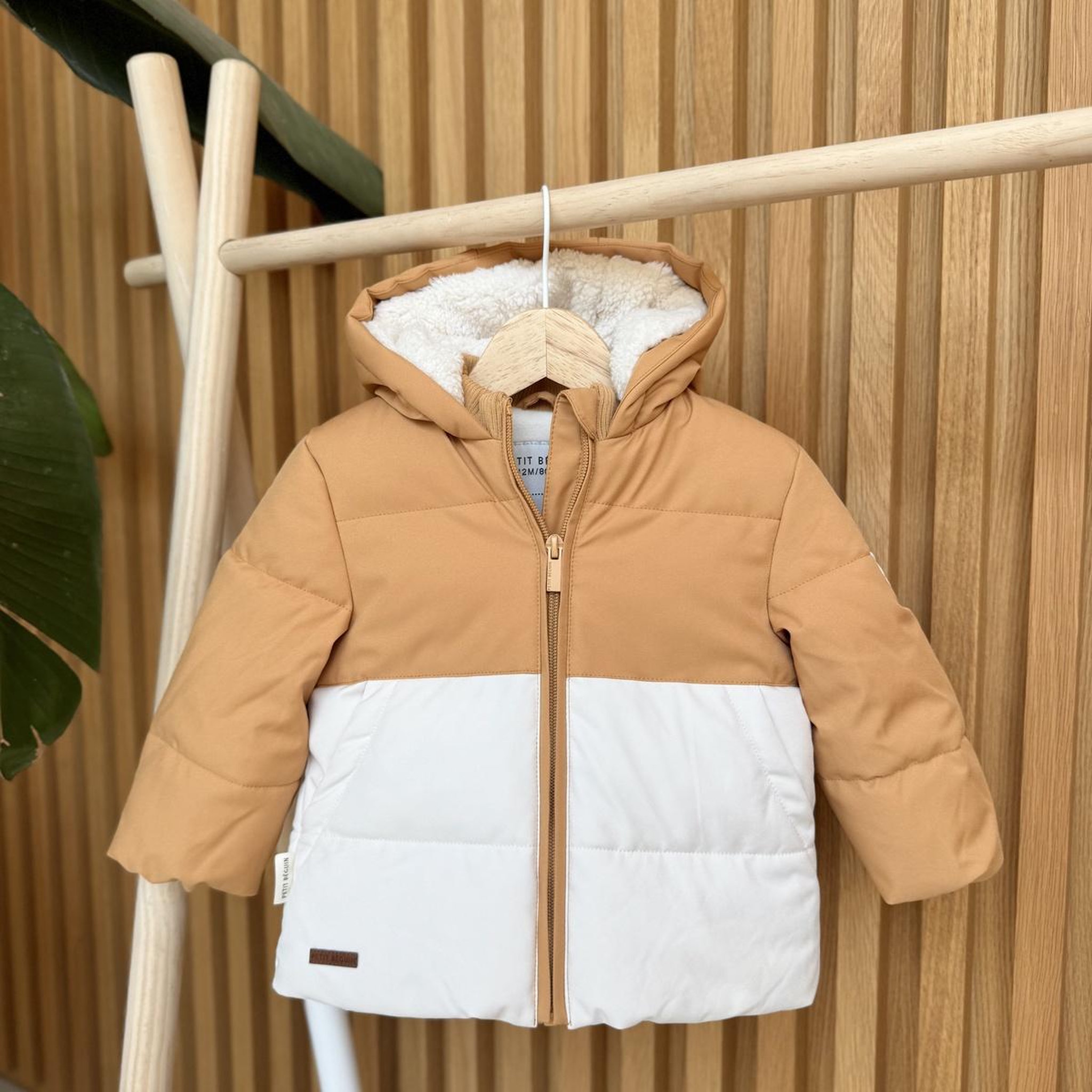 Voir la diapositive 5 : Petit Béguin Doudoune enfant imperméable doublée polaire avec capuche charly