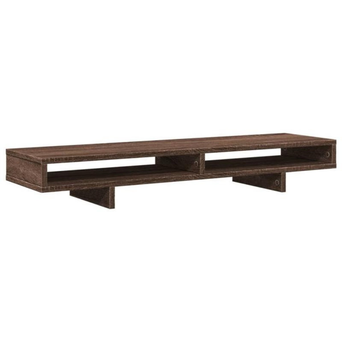 VIDAXL Support de moniteur chêne marron 100x27x15 cm bois d ingénierie
