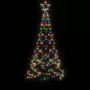 VIDAXL Sapin de Noël avec piquet Colore 200 LED 180 cm