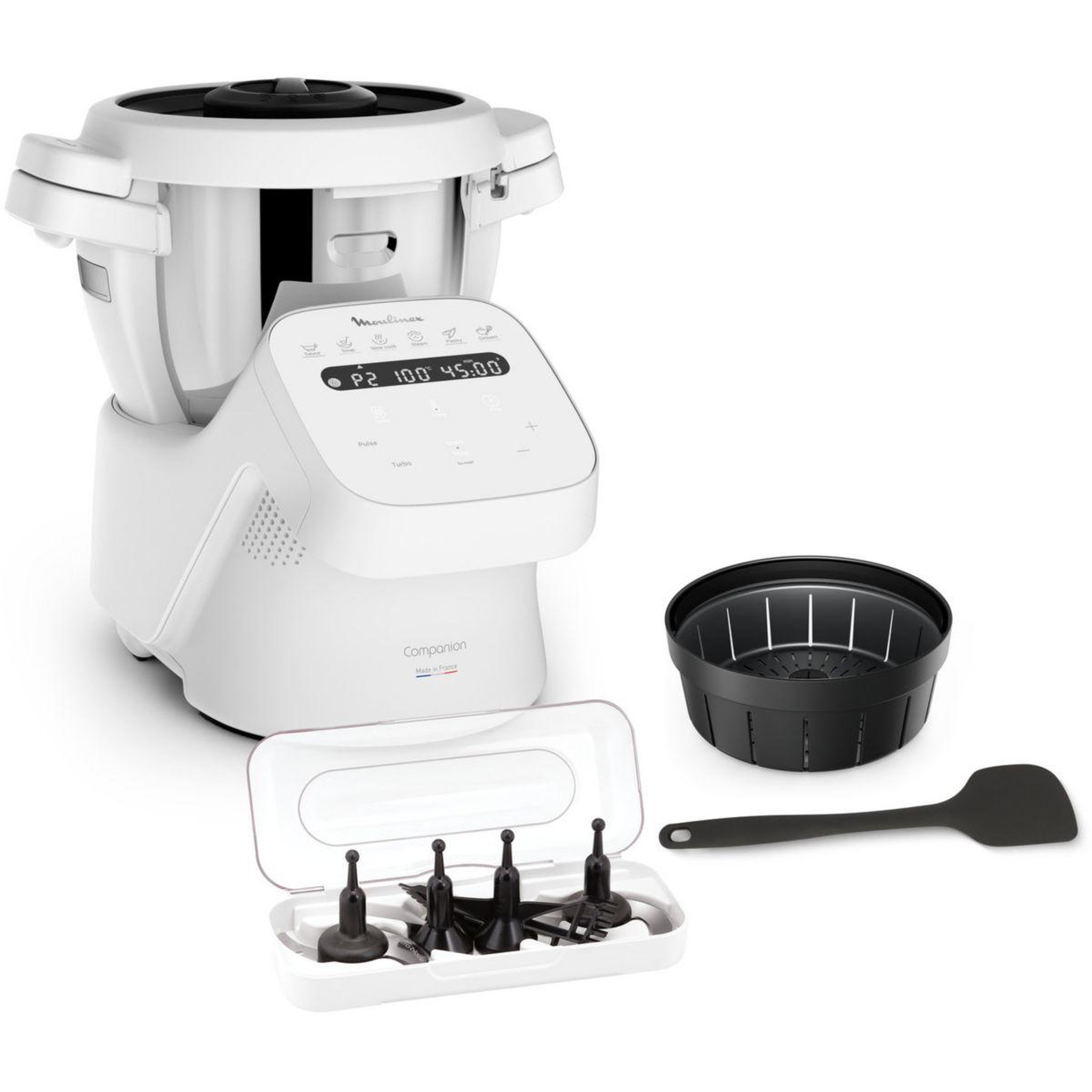 MOULINEX Robot cuiseur companion xl 14 fonctions hf840110