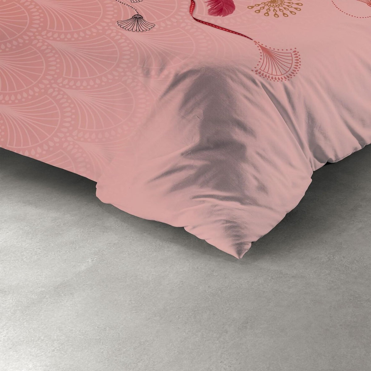 Les Ateliers du Linge Parure housse de couette 100%coton 47fils cancan dream