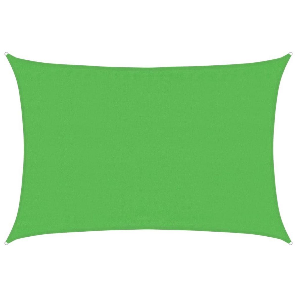 VIDAXL Voile d'ombrage 160 g/m^2 Vert clair 3,5x4,5 m PEHD