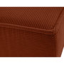 Voir la diapositive 6 : LISA DESIGN Jake - pouf en velours côtelé - pieds bois foncé