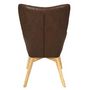 Voir la diapositive 6 : The Home Deco Factory Fauteuil de salon scandi en patchwork Helsinki