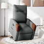 Voir la diapositive 2 : VIDAXL Fauteuil inclinable Gris fonce Tissu