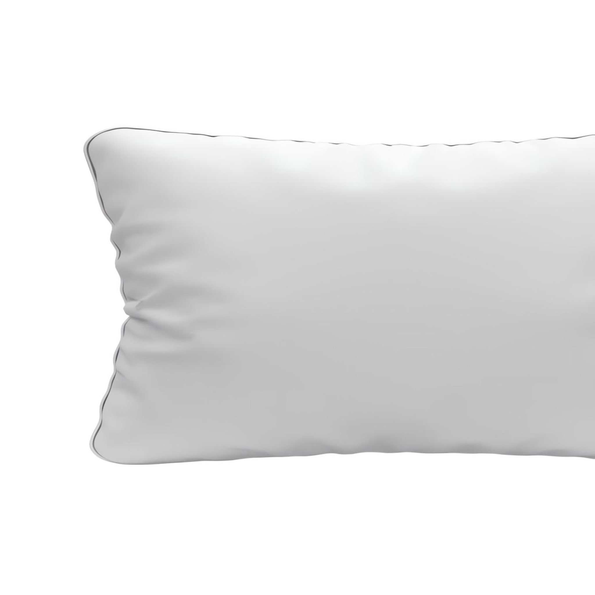 SOLEIL D'OCRE Traversin plat en coton NUAGE, par Soleil d'ocre. Coloris disponibles : Blanc