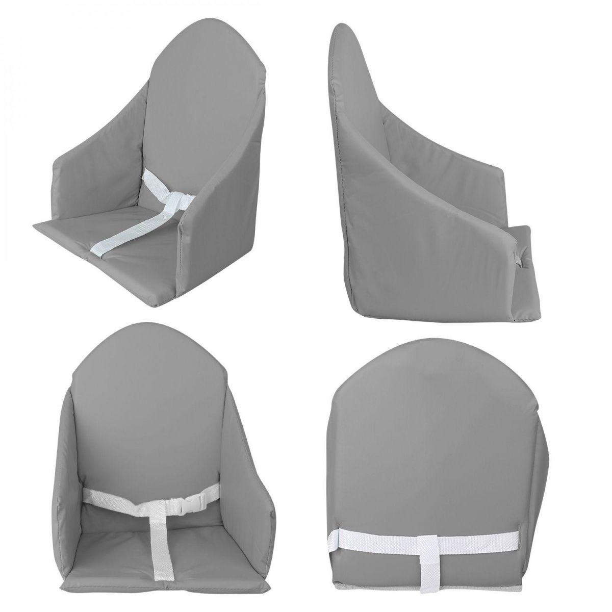 Monsieur Bébé Coussin d'assise universel Miam avec harnais pour chaise haute bébé