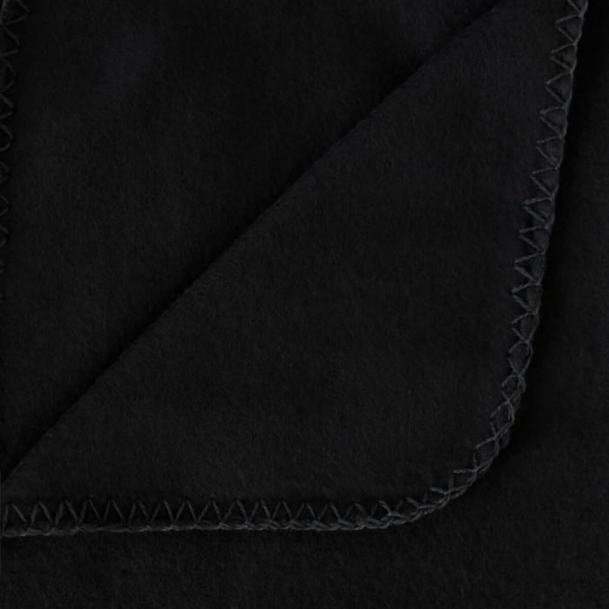 ATMOSPHERA Plaid Polaire  Jeremy  125x150cm Noir