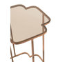 Voir la diapositive 4 : Paris Prix Lot de 2 Tables d'Appoint Métal  Ones  61cm Cuivre