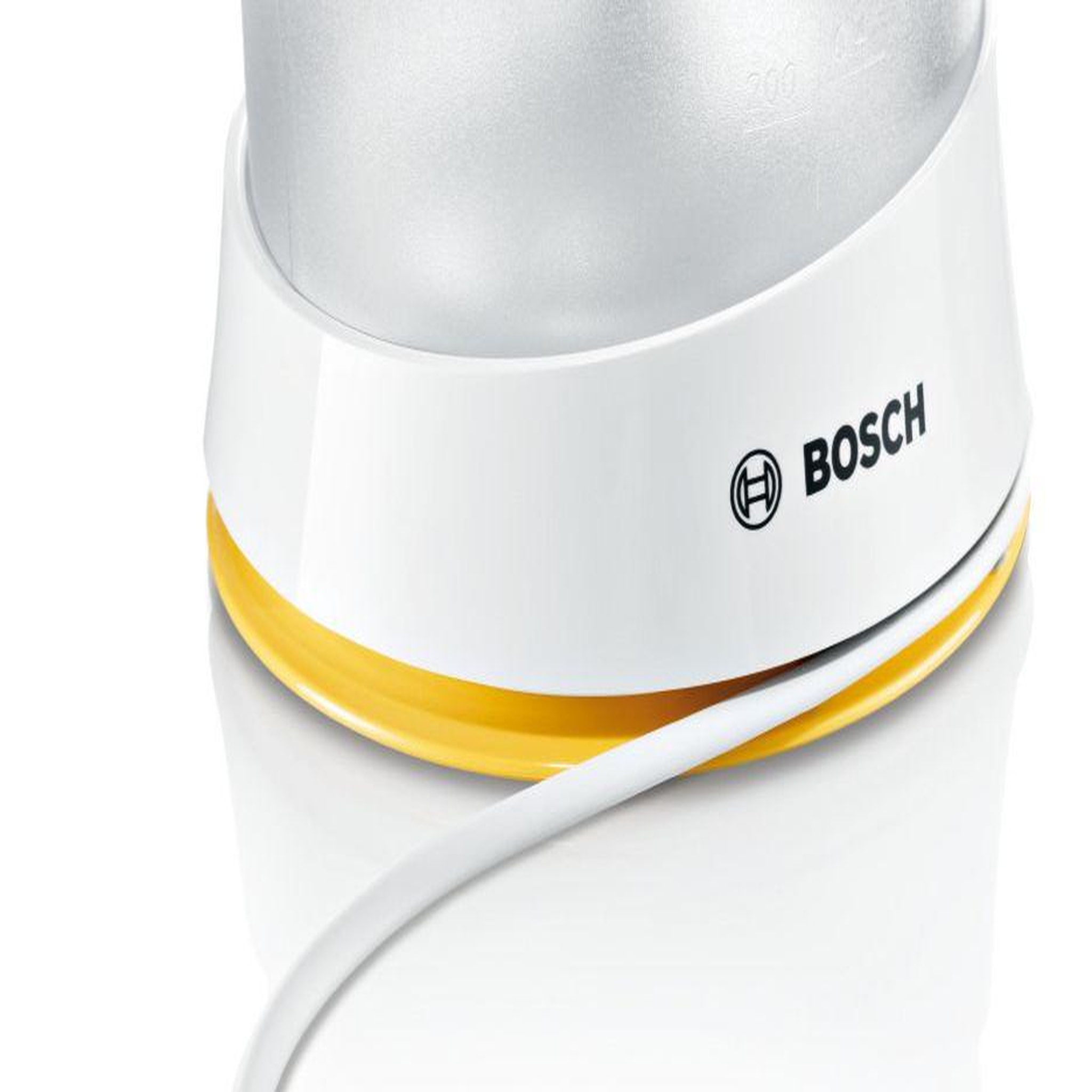 Voir la diapositive 2 : BOSCH Presse-agrumes 25w blanc et jaune - mcp3000