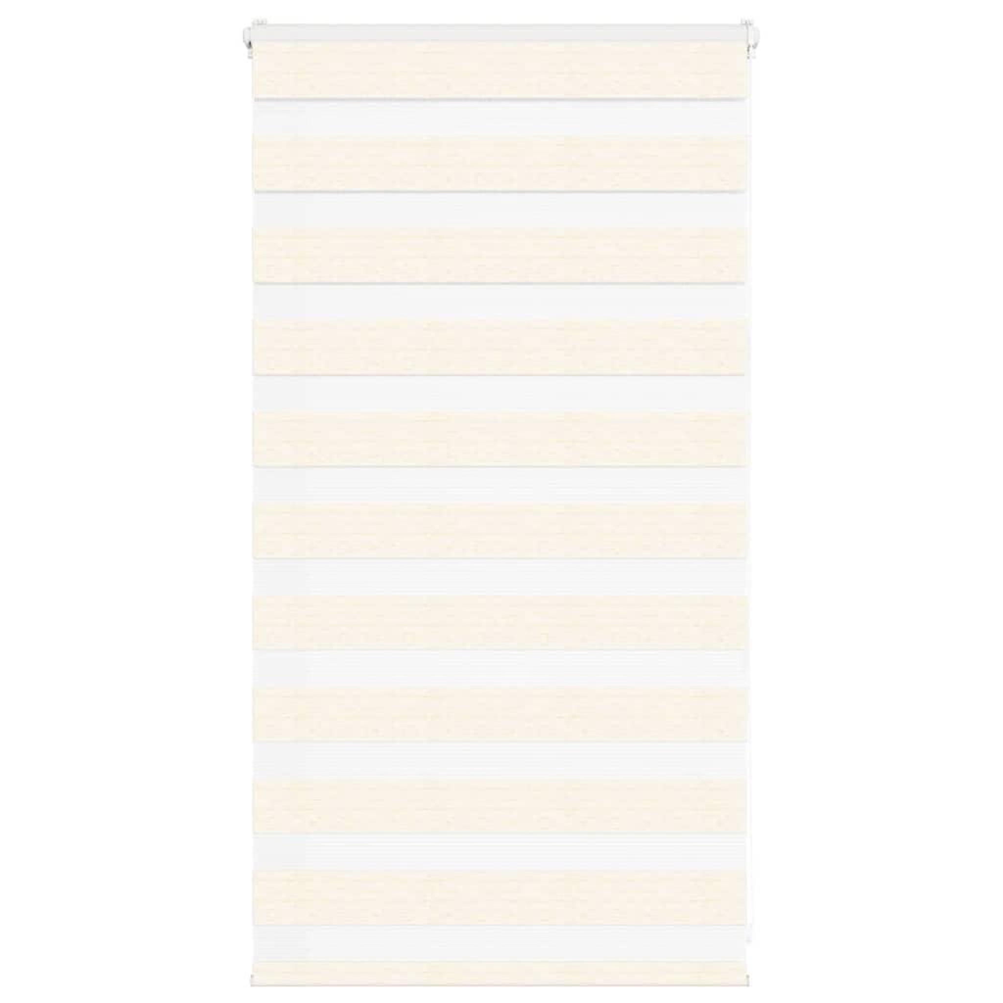 VIDAXL Store zebre beige marbre largeur du tissu 80,9 cm polyester
