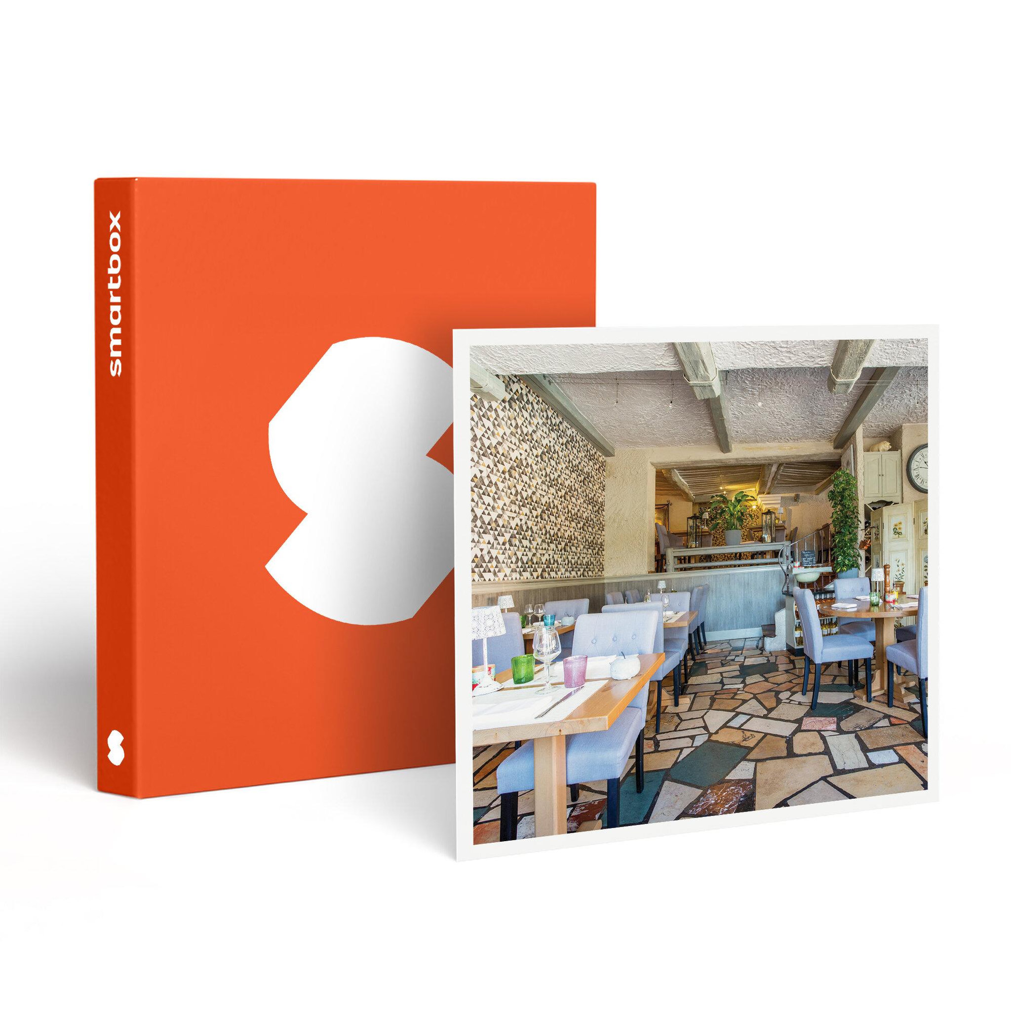 Smartbox Moment gourmand : savoureux menu 3 plats sur la côte d'azur près de grasse - coffret cadeau gastronomie