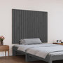 Voir la diapositive 3 : VIDAXL Tete de lit murale Gris 108x3x90 cm Bois massif de pin