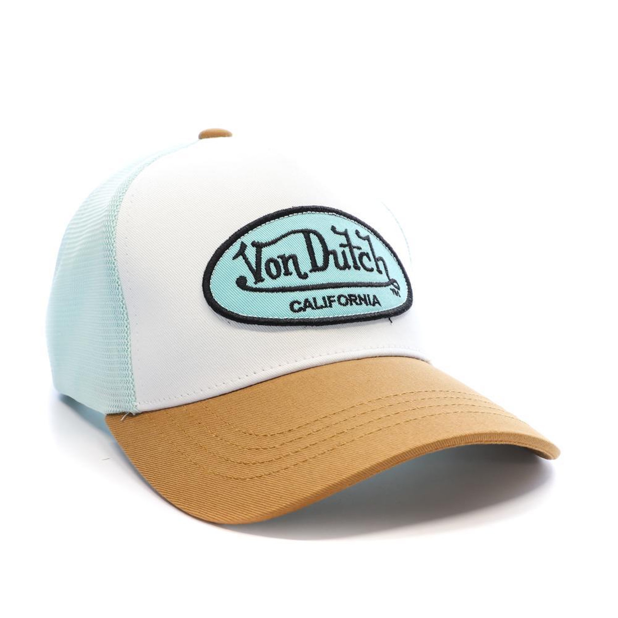 Voir la diapositive 2 : VON DUTCH Casquette Bleu/Blanc/Camel Homme Von Dutch Ahig