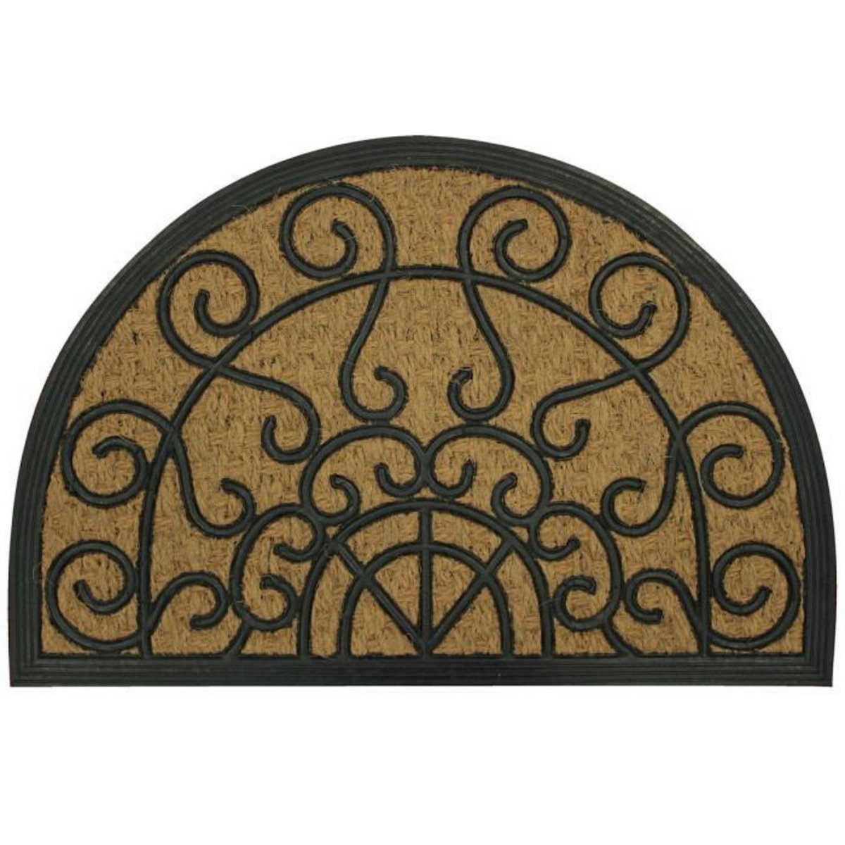 Paris Prix Paillasson Demi-Lune  Marquis  40x60cm Naturel