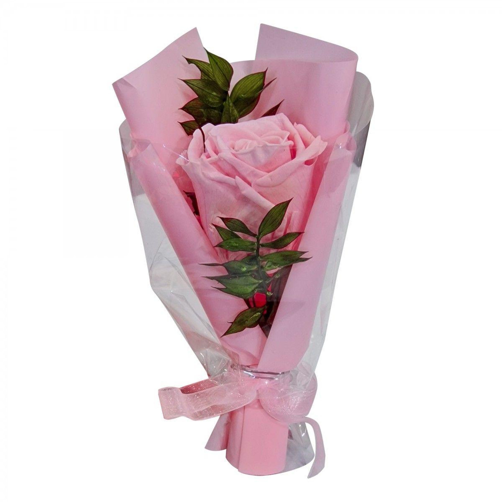 SC CRYSTAL Bouquet rose éternelle - stabilisée rose
