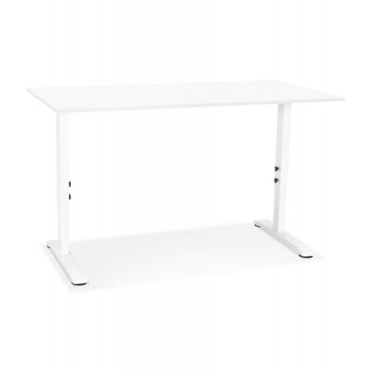 Paris Prix Bureau Hauteur Réglable  Mathew  160cm Blanc