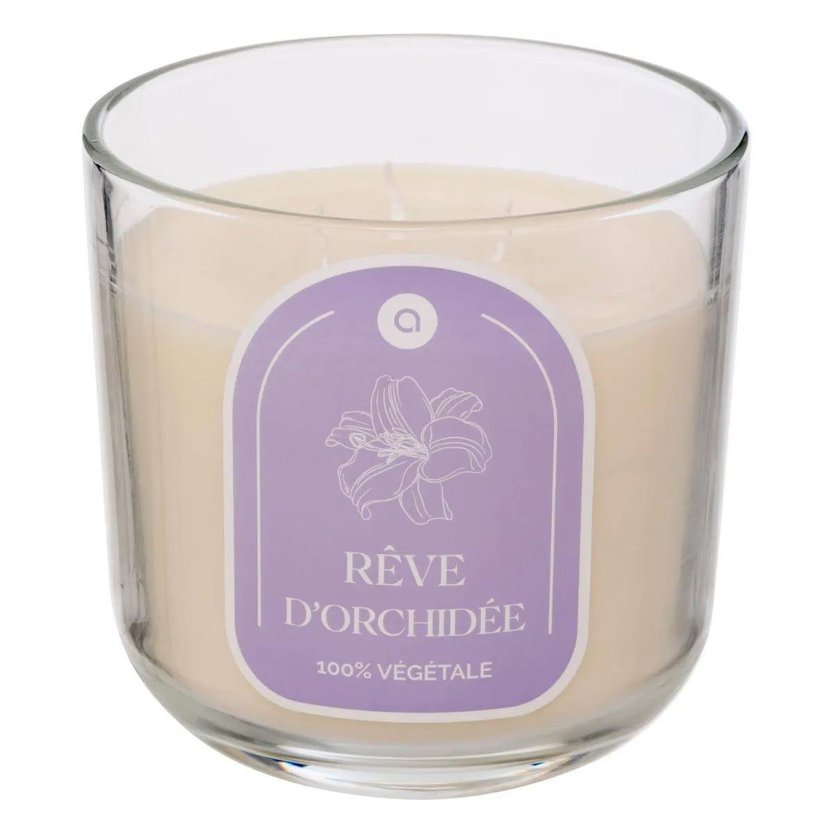 ATMOSPHERA Bougie Parfumée en Verre  Floa  610g Orchidée