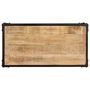 Voir la diapositive 4 : VIDAXL Table basse 90x45x35 cm Bois de manguier massif brut