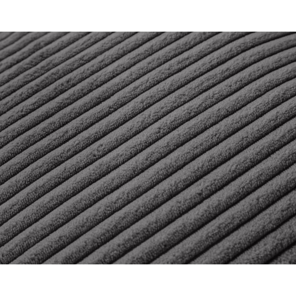 LISA DESIGN Garance - module d'assise 2 places avec accoudoir droit - en velours côtelé