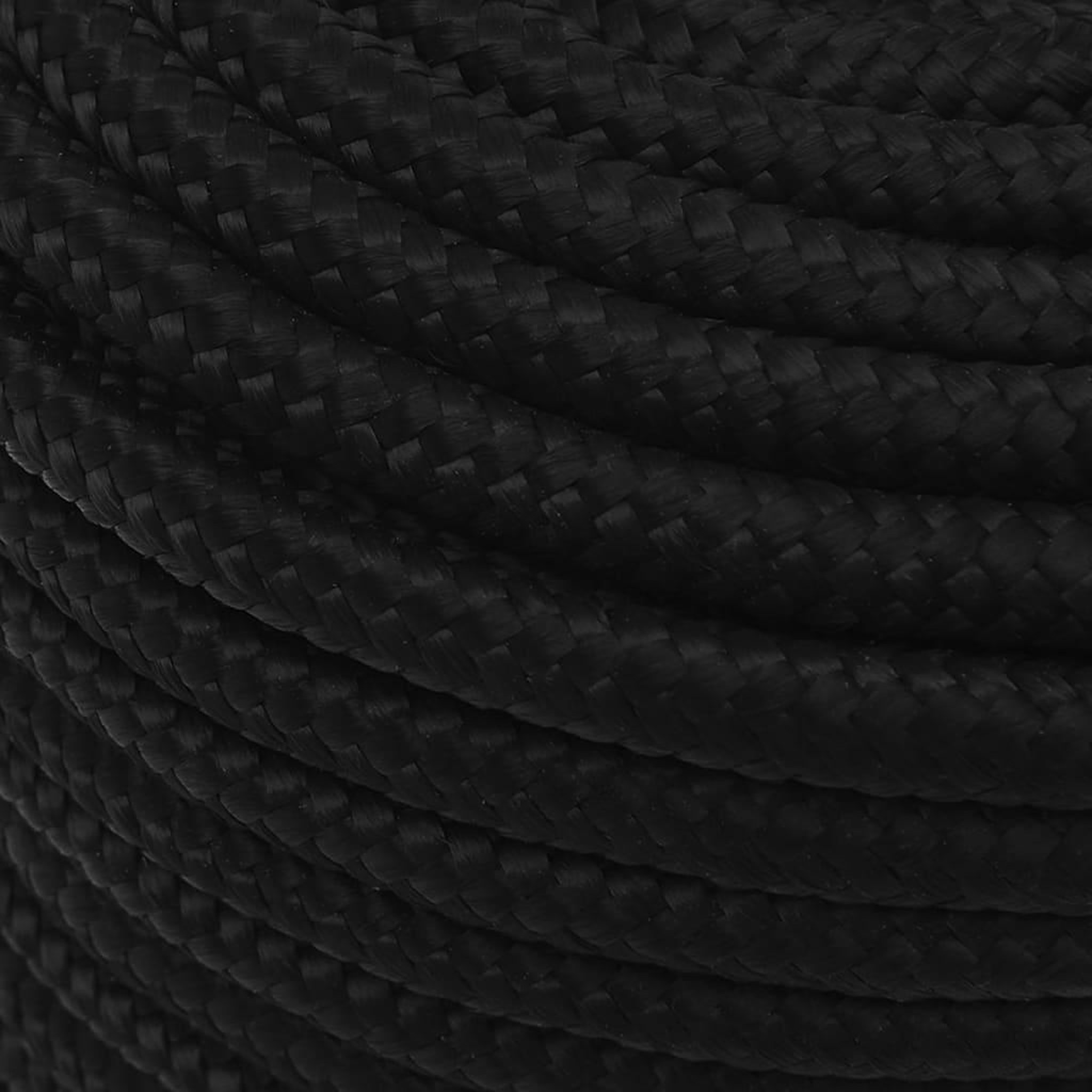 Voir la diapositive 4 : VIDAXL Corde de travail Noir 14 mm 250 m Polyester