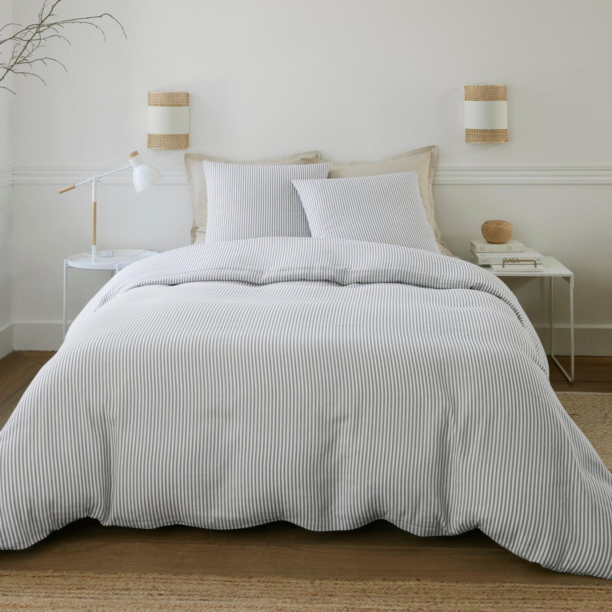 Voir la diapositive 1 : BATON ROUGE Parure housse de couette 100% gaze de coton imprimé laya