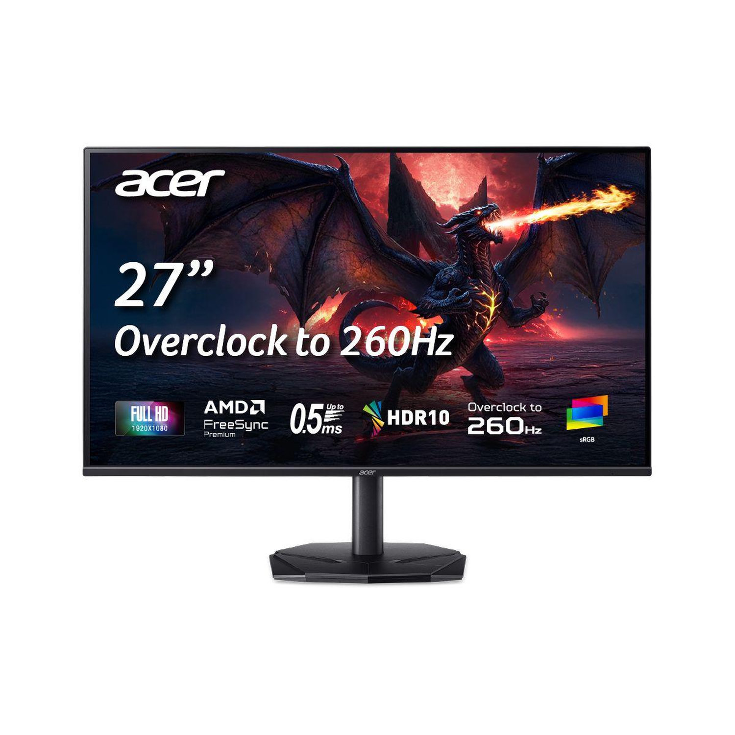 Ecran PC Gamer Nitro KG270W5bmiipx 27'' IPS 260 Hz AMD FreeSync