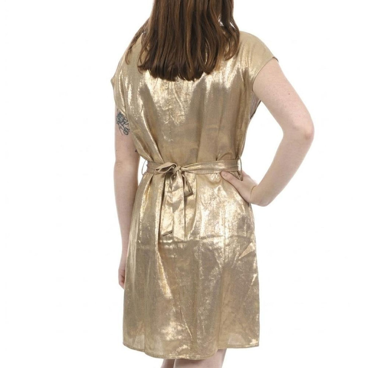 Deeluxe Robe Doré Femme Deeluxe Line