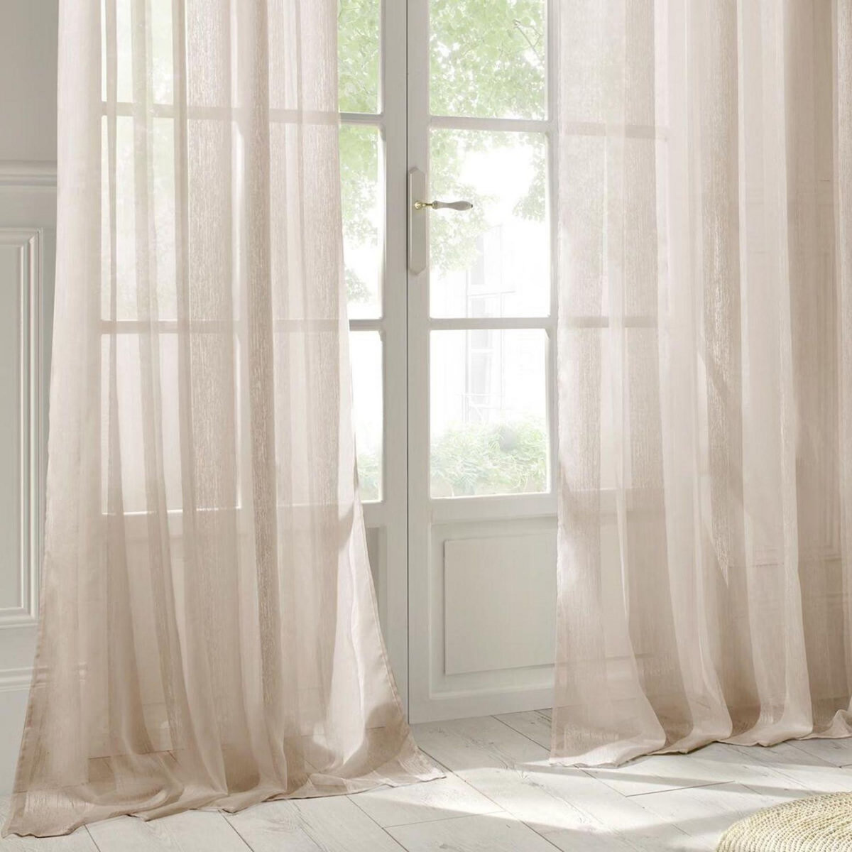 ATMOSPHERA Voilage ELSA - 140 x 240 cm - Lin