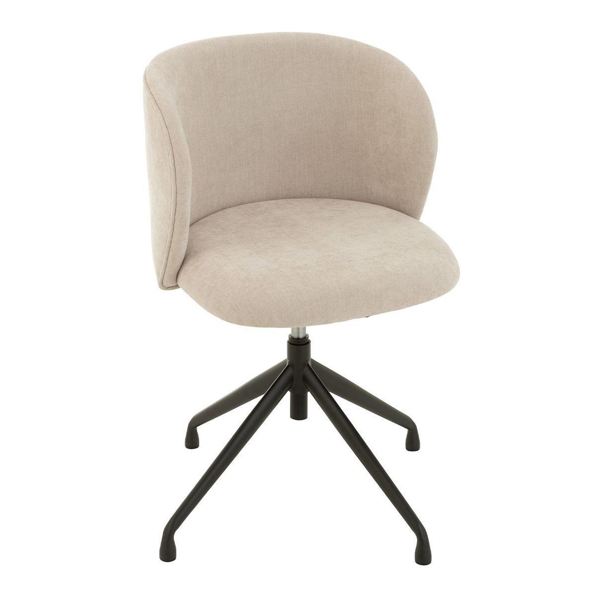J-LINE Chaise pivotante design  gena  56cm beige