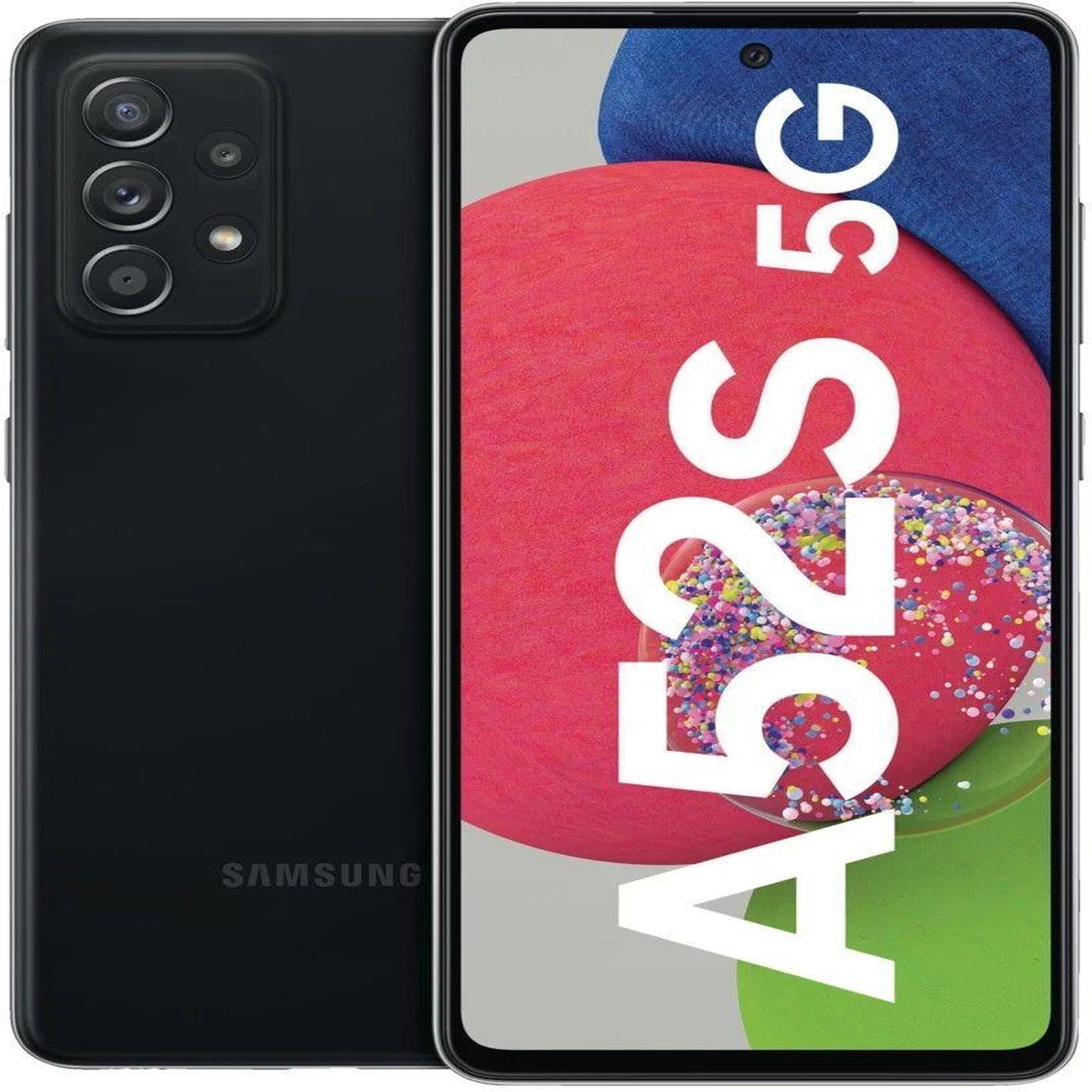 Voir la diapositive 1 : Samsung Samsung Galaxy A52s 5G (dual sim) Reconditionné 128 Go - Grade A+ - Noir