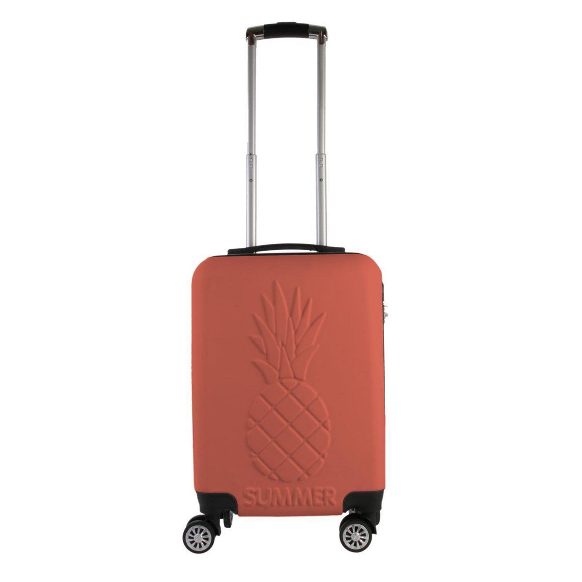 Jet lag Valise cabine Ananas - Corail