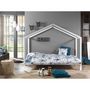 Voir la diapositive 5 : Paris Prix Pack - Lit Enfant Cabane & Matelas  Dallas III  90x200cm Blanc