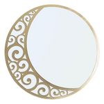 Paris Prix Miroir Mural Design  Luna  72cm Or