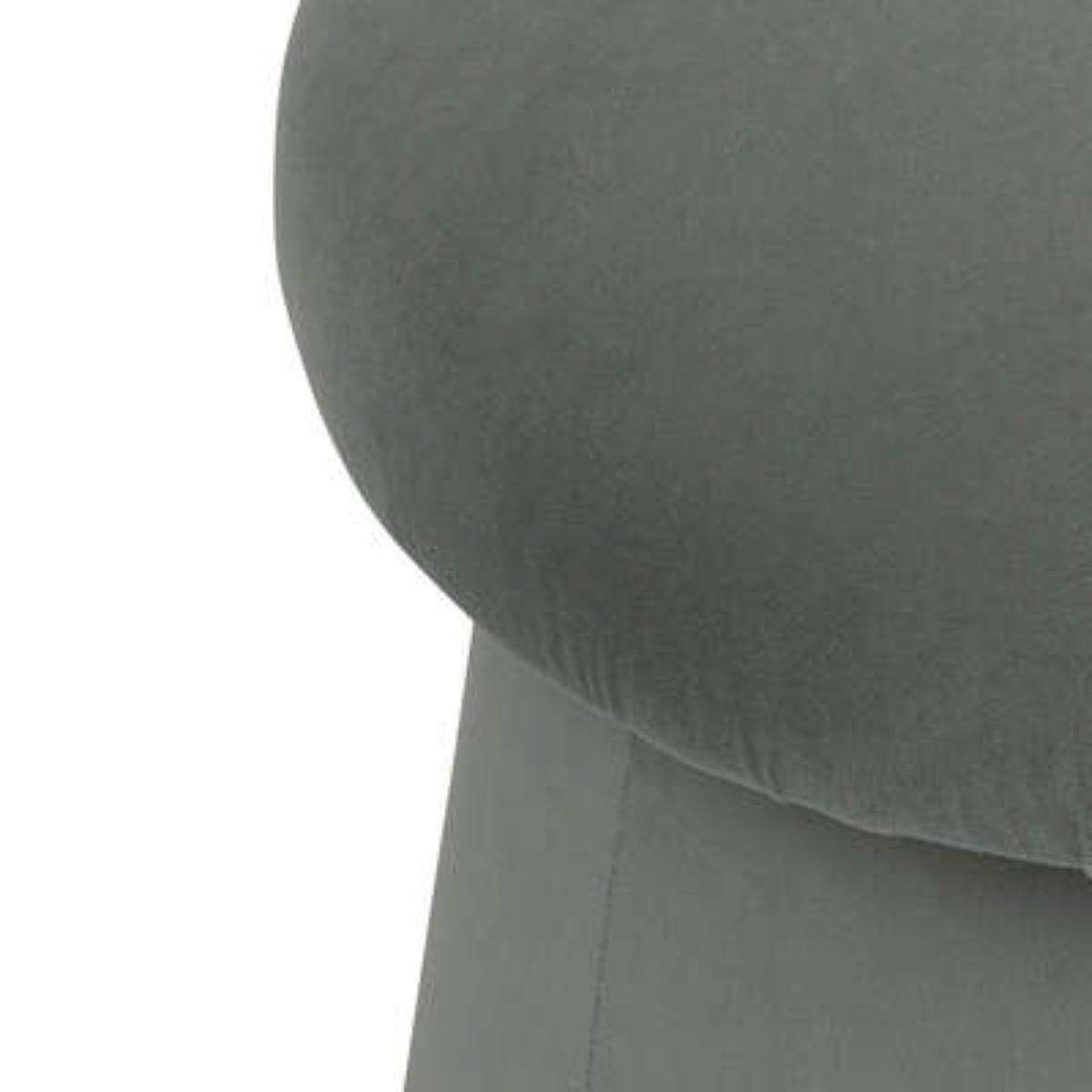 Voir la diapositive 2 : ATMOSPHERA Pouf en velours  noa  40cm vert céladon